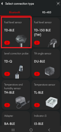 Ícone Fuel Level Sensor TD-BLE
