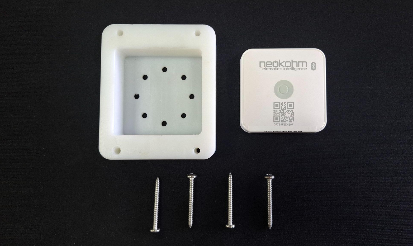 Itens do kit do sensor
