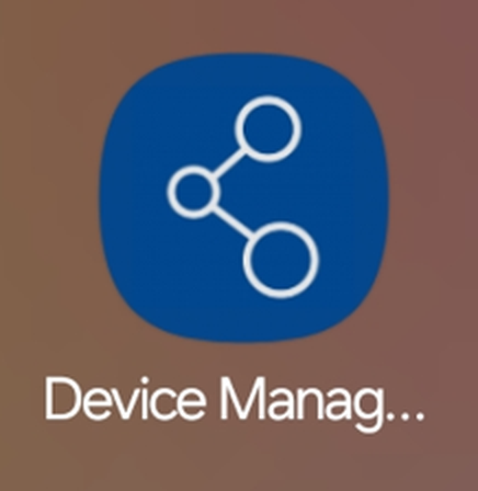 Abrir o aplicativo Device Manager