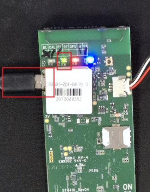 LED de carregamento da isca